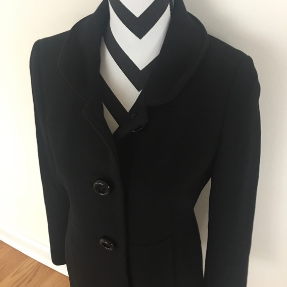 J. Crew Black Wool Coat - Picture 3 of 8